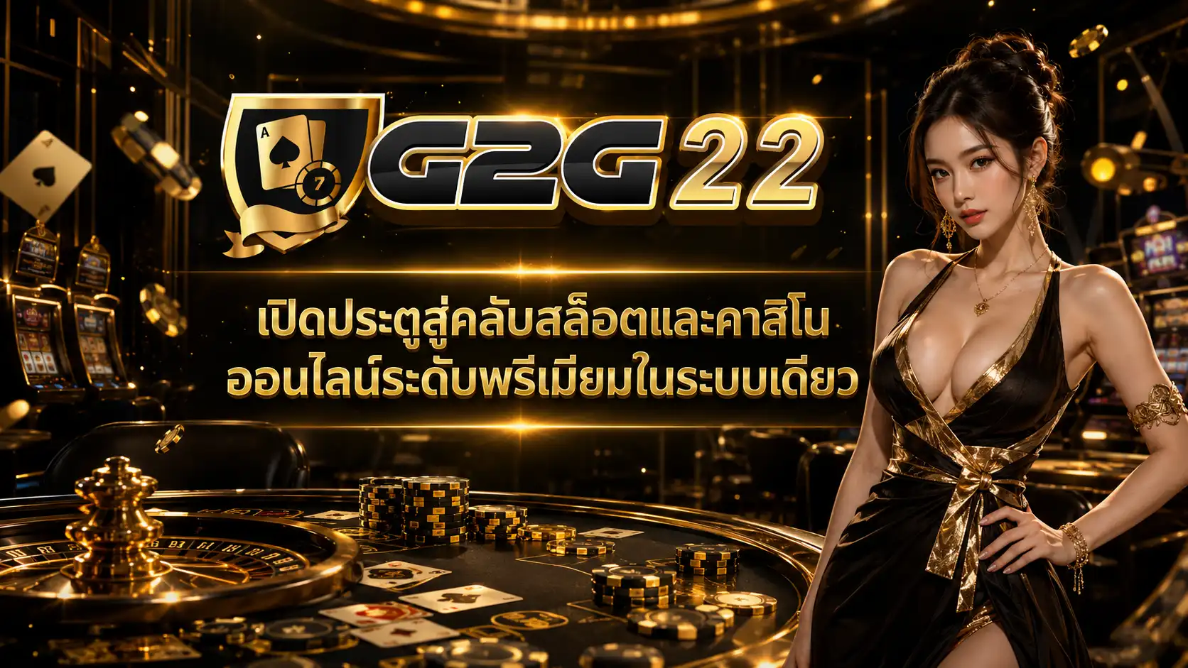 g2g22 เปิดประตูสู่คลับสล็อตและคาสิโนออนไลน์ระดับพรีเมียมในระบบเดียว